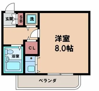 レバンガ長居公園AP【5階】の間取り