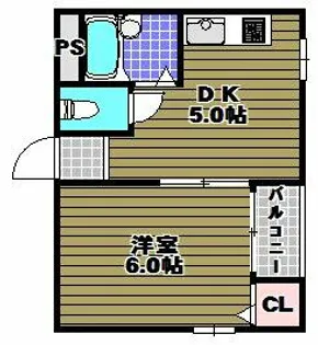 シャトレSI大阪狭山【3階】の間取り