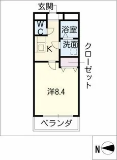サン・アップウェルⅠ【2階】の間取り