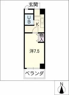 ボヌールタナン【2階】の間取り