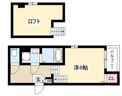 ハーモニーテラス千種【205号室】の間取り