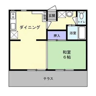 ファミールII【102号室】の間取り