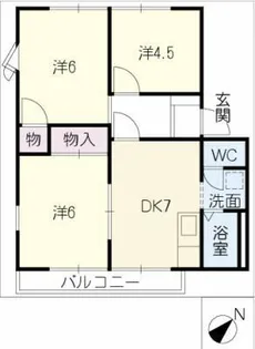 フレグランスとわ【1階】の間取り