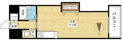 ロイヤルハイツ菅原【3階】の間取り