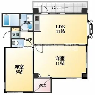 ロイヤルスプリングス【4階】の間取り