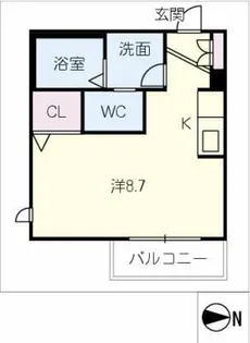 メゾン安藤【1階】の間取り