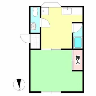新川荘【1号室】の間取り