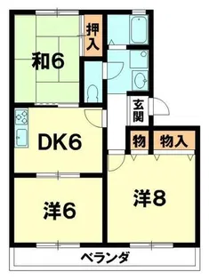 クリアコンフォート【1階】の間取り