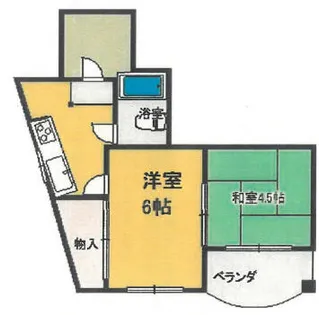 コスモ八坂ハイツ【402号室】の間取り