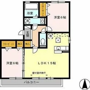 グラン・シャリオ【101号室】の間取り