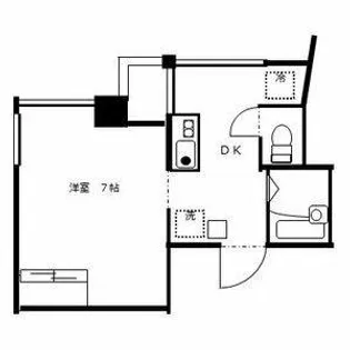 AMOUR名駅【5階】の間取り
