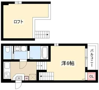 ヴィラ黒川【101号室】の間取り