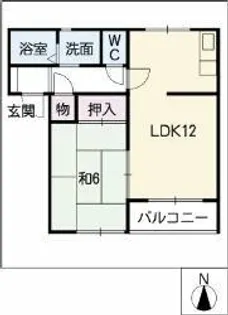 ステージ21 A・B棟【A-202号室】の間取り
