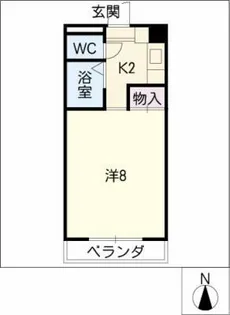 レジデンスムラテ【2階】の間取り
