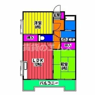 福岡県福岡市博多区月隈6丁目【マンション】の間取り