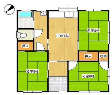 小森アパート【101号室】の間取り