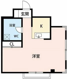 HATAYAアパートメント【206号室】の間取り