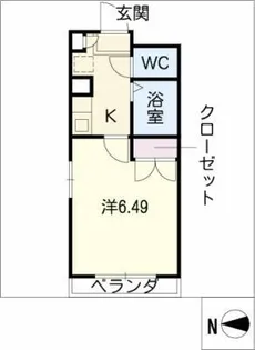 メゾンプロスパ【1階】の間取り