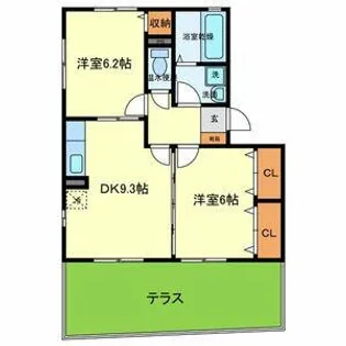 free bird【1階】の間取り