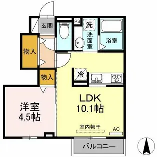 佳未【1階】の間取り