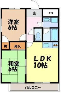 メゾン憧旛【8階】の間取り