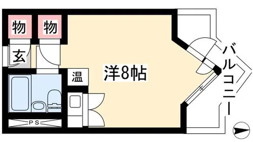 栄マンションS棟【5階】の間取り