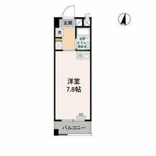 Komodokasa Miwa【403号室】の間取り