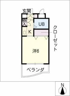 ジョイフル尼ケ坂【4階】の間取り