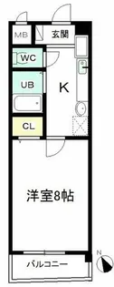 シンフォニー東新町【3C号室】の間取り