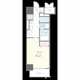 グリーンコート中島【2階】の間取り