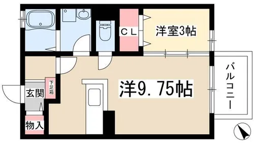 マローネ平針【2階】の間取り