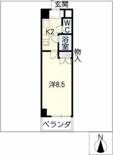 キャッスル一社【5階】の間取り