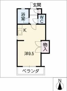 ニューウェーブ長久手【2階】の間取り