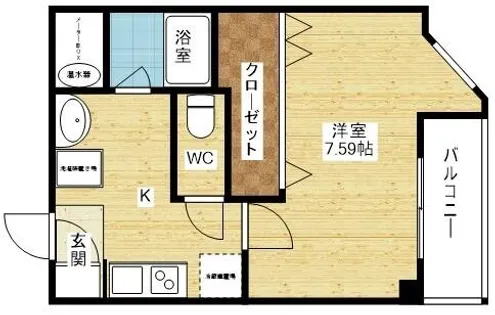 ラ・フォンテ十三【2階】の間取り
