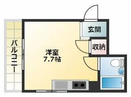 ヒューマンハイツ【503号室】の間取り