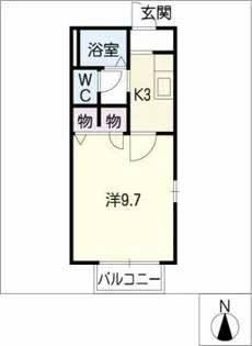 メゾンR&AⅧ【2階】の間取り