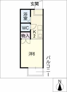 リバティスクエア A【2階】の間取り