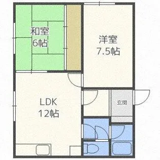 はまなすマンション【103号室】の間取り