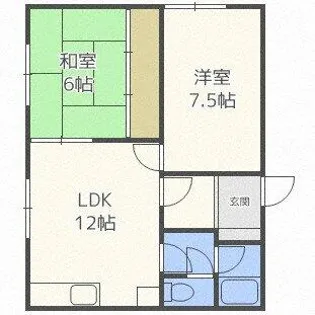 はまなすマンション【103号室】の間取り
