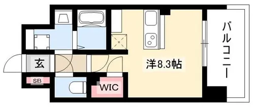 ルーエ今池【1202号室】の間取り