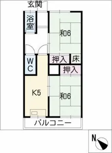 坂野ビル【2階】の間取り