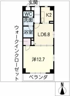 アドミール桜山【2階】の間取り