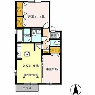 アルカンシエル【1階】の間取り