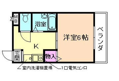 大阪府豊中市螢池東町3丁目【マンション】の間取り