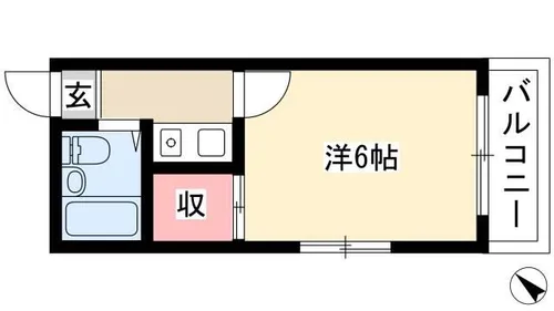 マイルストーン本陣Ⅱ【2階】の間取り