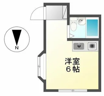 プールブゥ【2階】の間取り