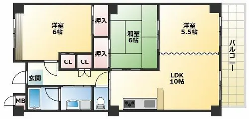 ル・ヴィラージュ【3階】の間取り