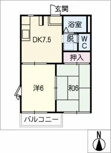 クラリス21【1階】の間取り
