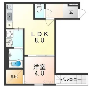 サンリゾート 12【3階】の間取り