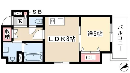 アネックスラスター【0202号室】の間取り